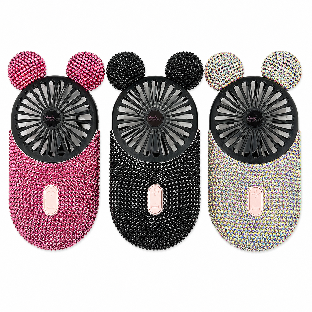 Crystal Encrusted Fan-Miss Monroe Collection
