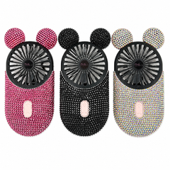 Crystal Encrusted Fan-Miss Monroe Collection