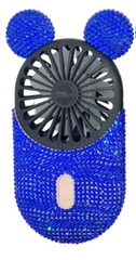 Crystal Encrusted Fan-Hot Tropics