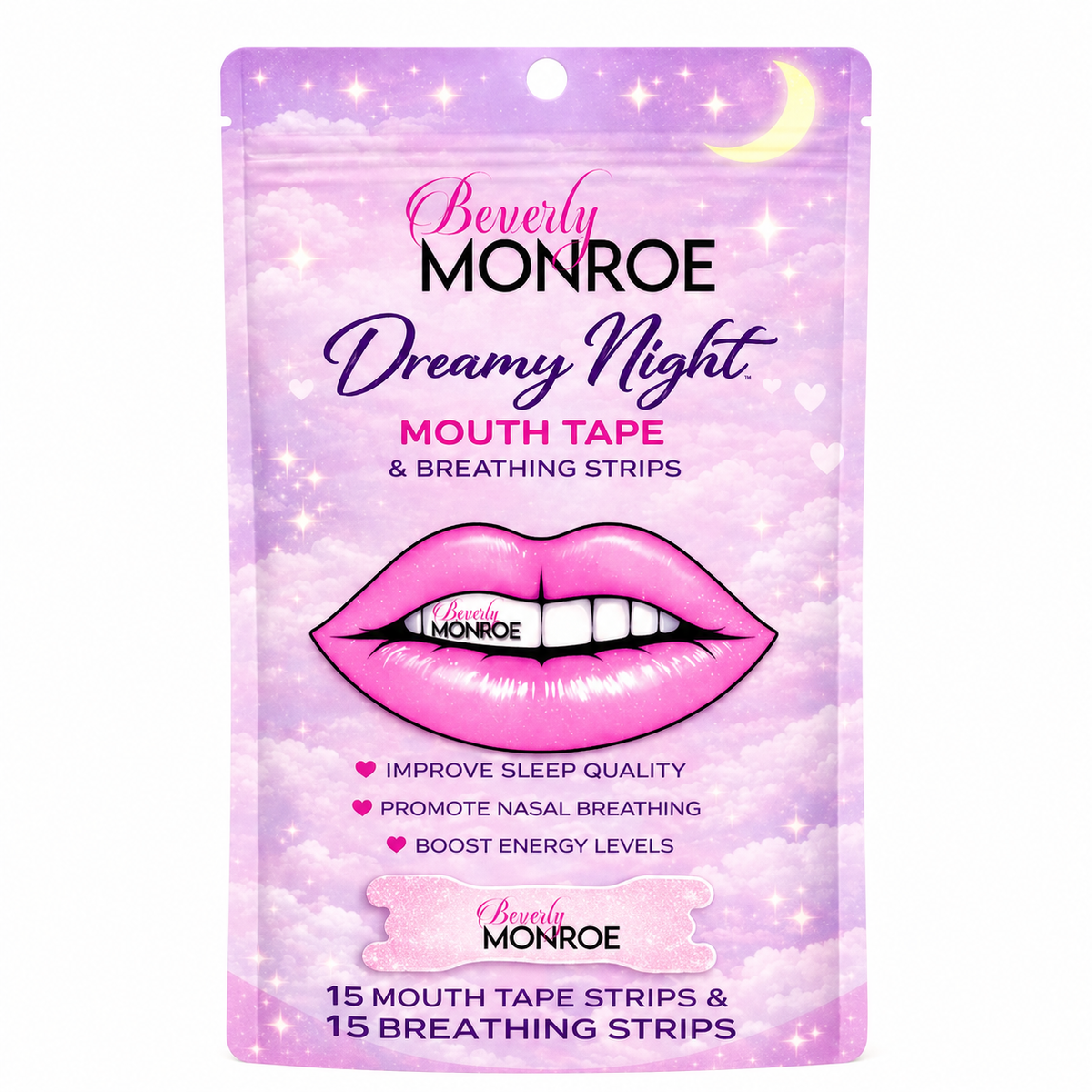 Dreamy Night Mouth Tape & Nasal Breathing Strips